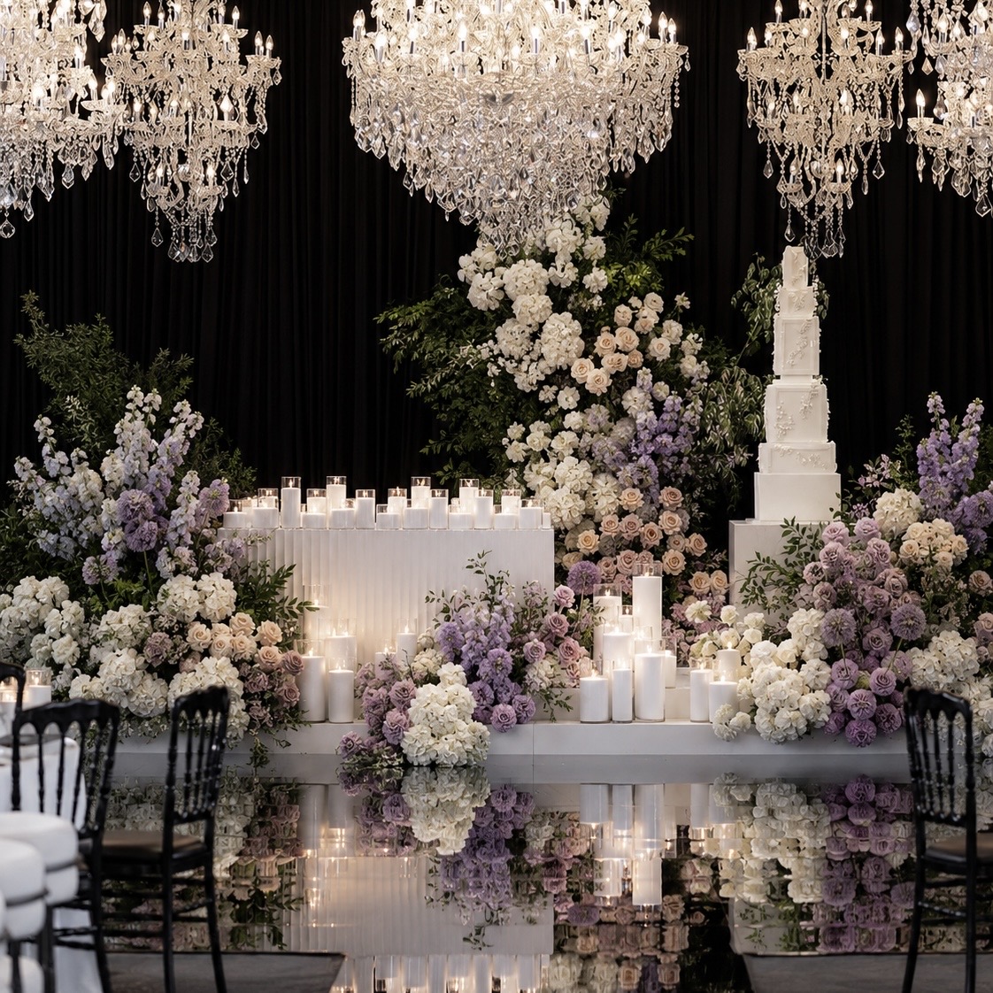 Luxury wedding and floral styling